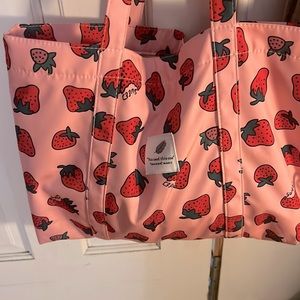 Strawberry tote bag